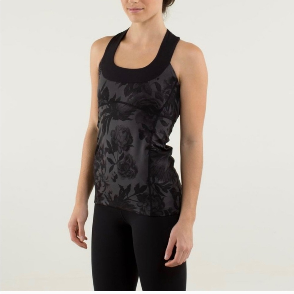 Lululemon floral tank top